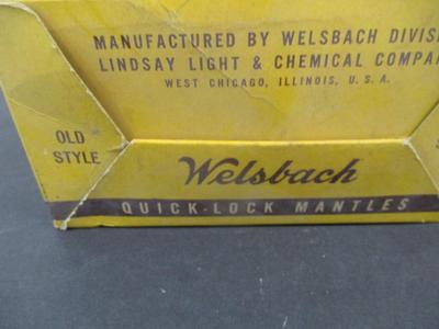 12 - Welsbach Kerosene Quick-Lock Mantles 3 To 11 Old Style