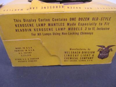 12 - Welsbach Kerosene Quick-Lock Mantles 3 To 11 Old Style