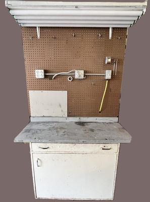 Great Workbench Cabinet - with Electrical Outlets and Lighting