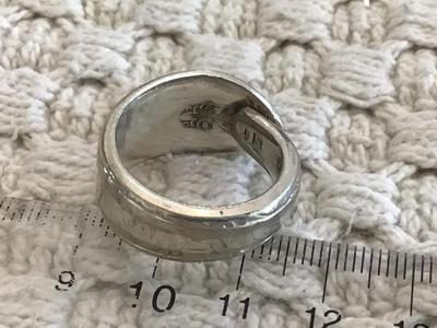 Vintage Spoon Ring Plated