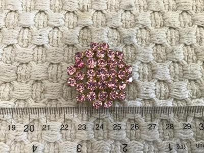 Austria Crystal Brooch Vintage