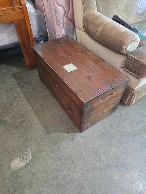 Wooden toy box