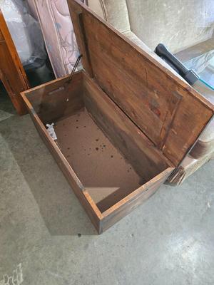 Wooden toy box