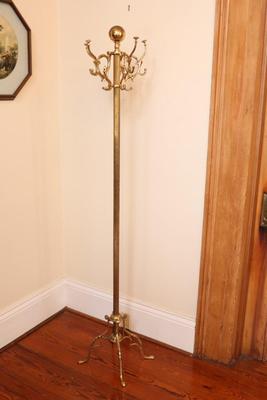 Brass Coat Rack