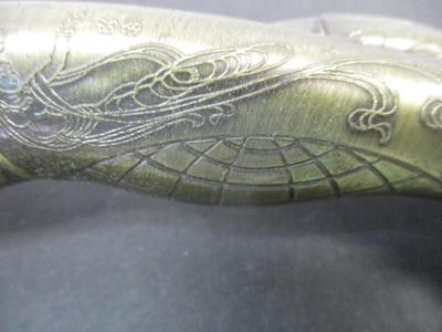 Two Knives With Gold Plated Sheath