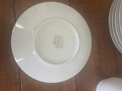 Sale Photo Thumbnail #24: Empress fine china tea cup set with holders