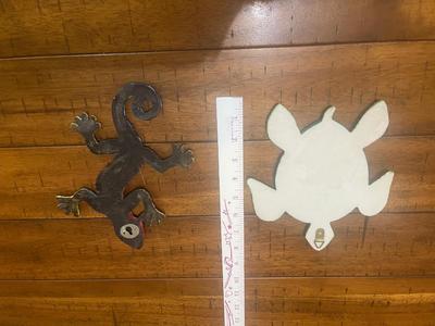 Sale Photo Thumbnail #50: Bigger snail and turtle wall décor