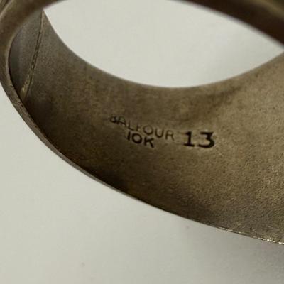 Balfour 10K Class Ring: Syracuse University 1971 (ST-HS)