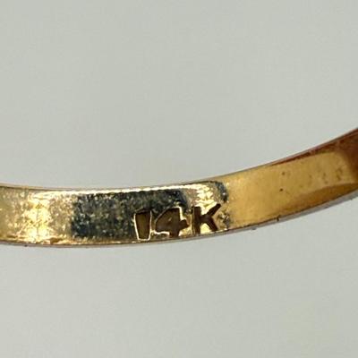 14K Gold Band & Heart Pendant (ST-HS)