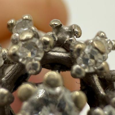 Fire-Lite 14K White Gold Diamond Cluster Ring (ST-HS)