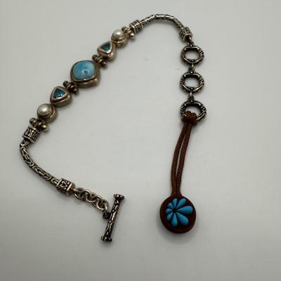 Larimar Gemstones with Sterling Silver (ST-HS)