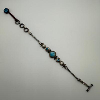 Larimar Gemstones with Sterling Silver (ST-HS)