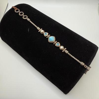 Larimar Gemstones with Sterling Silver (ST-HS)
