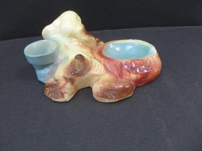 Antique Dog Ashtray