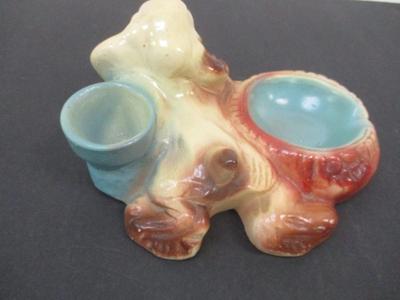 Antique Dog Ashtray