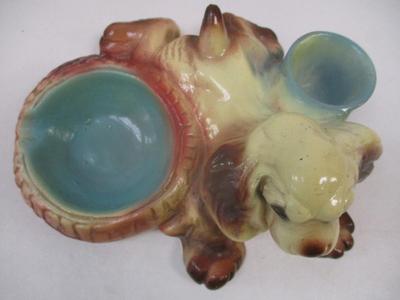 Antique Dog Ashtray