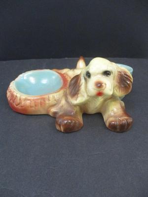 Antique Dog Ashtray