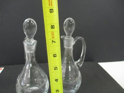 Vintage Princess House Etched Crystal Heritage Design Wine Decanter With Stopper