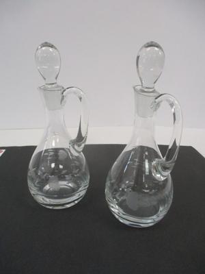 Vintage Princess House Etched Crystal Heritage Design Wine Decanter With Stopper