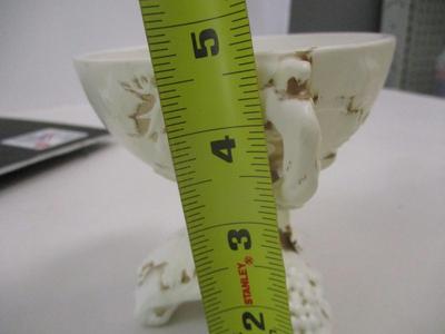 Inarco 1962 Vintage Ceramic Cup With Grape Leaves & Two Handles