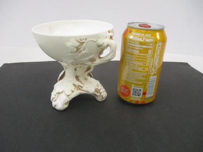 Inarco 1962 Vintage Ceramic Cup With Grape Leaves & Two Handles