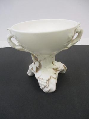 Inarco 1962 Vintage Ceramic Cup With Grape Leaves & Two Handles