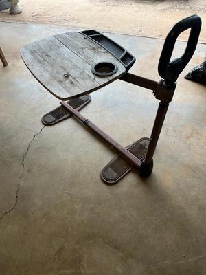 Sale Photo Thumbnail #187: Fully adjustable small table and couple of stepping stones