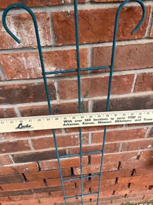 Sale Photo Thumbnail #194: Tall, skinny trellis with small hook and windchimes