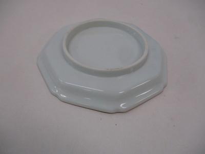 3 Piece Fitz & Floyd Octagonal Porcelain Japan Blue White Flower Plates