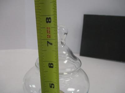Antique Apothecary Jar With Cast Base
