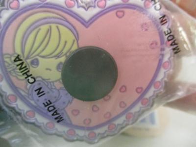 Precious Moments Pillow Magnets & Picture Frame & Santa Brooch