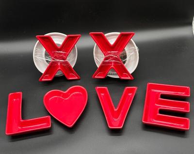 Love & Kisses Candy or Nut Dishes - Set of 8