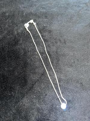 Sale Photo Thumbnail #382: Silver necklace with pendant