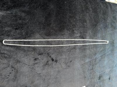Sale Photo Thumbnail #386: Long silver chain necklace