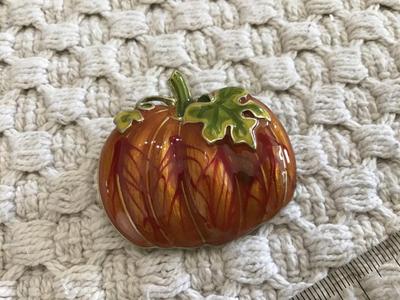 Enamel Pumpkin Pin