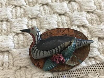 Vintage Duck Brooch