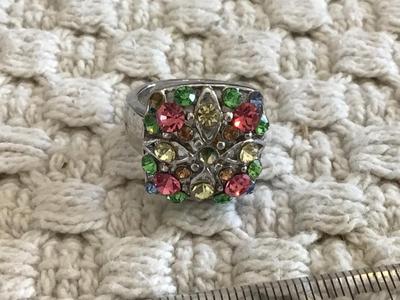 Rhinestone Fashion Ring