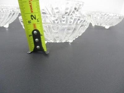 Anchor Hocking Clear Purple Bowls 6 Piece Set