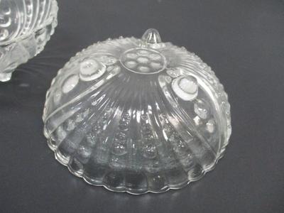 Anchor Hocking Clear Purple Bowls 6 Piece Set