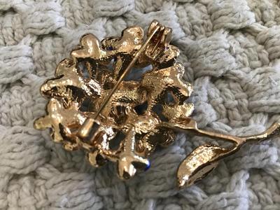 Blue Bouquet Brooch