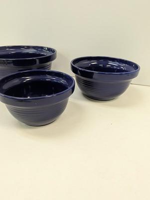 Cobalt Blue Mixing Bowls