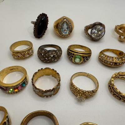 Large Ring Collection, incl. 925 (ST-HS)