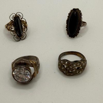 Large Ring Collection, incl. 925 (ST-HS)