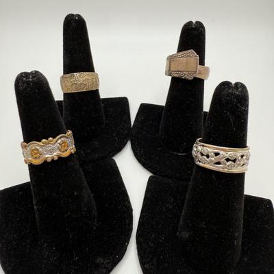 Large Ring Collection, incl. 925 (ST-HS)
