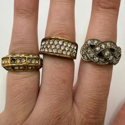 Large Ring Collection, incl. 925 (ST-HS)