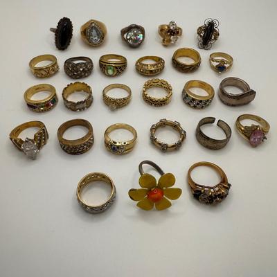 Large Ring Collection, incl. 925 (ST-HS)