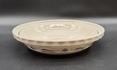 Longaberger Pottery 10" Pie Plate