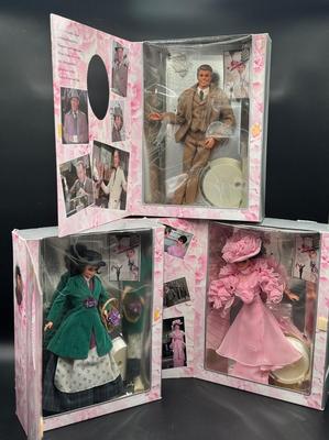 THREE My Fair Lady Barbie Dolls in Boxes
