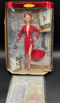 Marilyn Monroe Gentlemen Prefer Blonds Barbie Red Sequins Dress