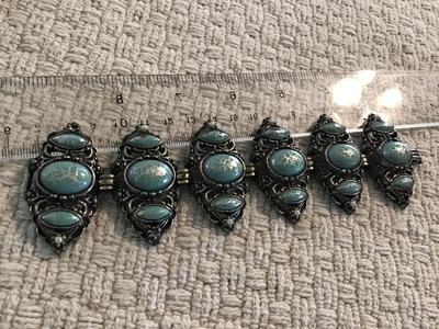 Wide Multi Metal Locking Bracelet